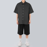 ピンタックハーフスラックス / Pintuck Half Slacks