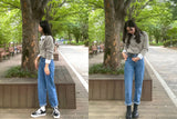 ミディアムストレートデニムパンツ / MEDIUM BLUE STRAIGHT DENIM PANTS [16626]