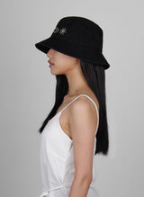 Black Gem Bucket Hat (black)