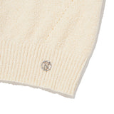 COLLECTION HALF SLEEVE CROP KNIT [IVORY]