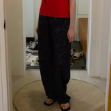 トロピカルバンディングパンツ / TROPICAL BANDING PANTS_CHARCOAL