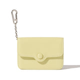 DOT Compact Keyring Card Wallets pale lemon