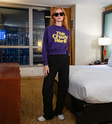 TCWクロップスウェットシャツ / TCW crop sweatshirt (4582490603638)