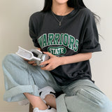 レタリングボクシーTシャツ
