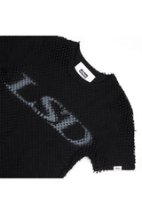 [23SS LSD COLLECTION] メッシュレイヤードタイトTシャツ / [23SS LSD COLLECTION] Mesh Layered Tight T-Shirt_Black