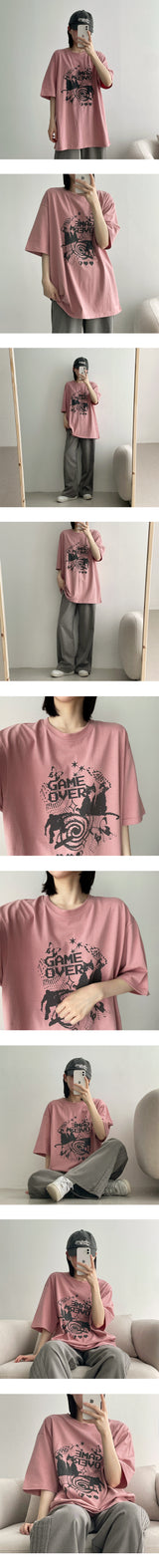 ゲームオーバーTシャツ / Game over t-shirt