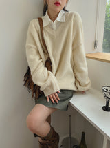 アルパカボキシーニット / Alpaca Boxy Knit (5color)