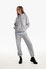 スモールチェリージョガーパンツ／SMALL CHERRY JOGGER PANTS [MELANGE GRAY]