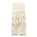 クリースナイロンバンディングパンツ / CREASE NYLON BANDING PANTS_CREAM