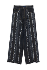 Wind Vagabond Denim Pants Black