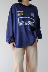 グローシースポーティジャージスウェットシャツ/Glossy Sporty Jersey Sweatshirt (2color)