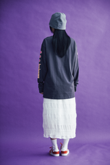 レースフリルロングスカート