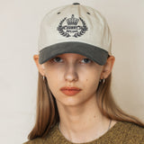 GHCリボンボールキャップ/GHC RIBBON BALL CAP_CREAM GREY
