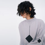 Square point Sweatshirts [Gray] (6591811551350)