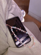 BLOOM Pink Heart Me Crystal Phone Strap