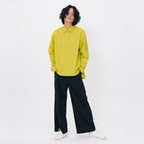 Crinkle Basic Shirts [Lime] (6592017596534)