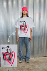ラブシティTシャツ/love city tee_ white