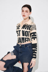ニュースカラーTシャツ/NEWS COLLAR T-SHIRT