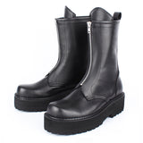 フロントジップハイブーツ / FRONT ZIP-HI BOOTS