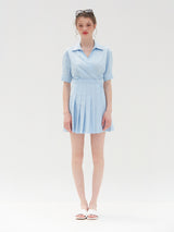 PLEATS DETAIL WRAP ONEPIECE_SKY BLUE (6580886470774)