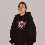 SETSETSET BIG FLOWER HOODIE BLACK (6652491235446)