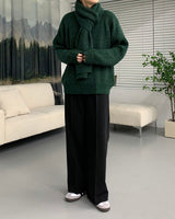 アルパカマフラーニットセット / BL Alpaca Muffler Knit Set (4 colors)