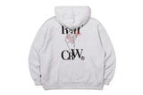 ドーパミンフィンガーフーディー / DOPAMINE FINGER HOODIE_LIGHT GREY