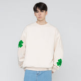 [UNISEX] マルチクローバー スマイルドローイングスウェットシャツ