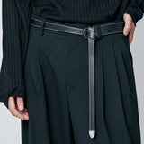 ウエスタンバックルノットステッチベルト / western buckle knot stitch belt
