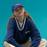 BASIC V NECK  KNIT SWEATER_BLUE (6610796839030)