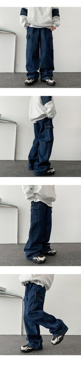 Chadstitch Saint-Cago Denim Wide Pants