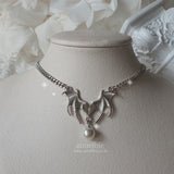 [IDLE Shuhua Necklace] Love Goth Bat Chain Semi Choker Necklace