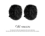 フラッフィーファーケース / fluffy fur case_ black