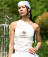 STRING FLOWER TOP (WHITE)