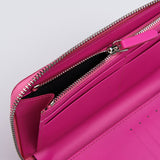 クロコダイルエンボラージウォレット/CROCODILE EMBO LARGE WALLET-PINK