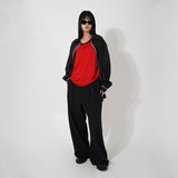 A エンブレムワイドスラックス