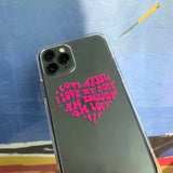 ナルシシズムハートアイフォンケース/Narcissism Heart Phone Case (Pink)