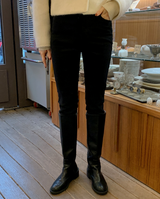 HDバンディングコットンスリムストレートパンツ(2colors)