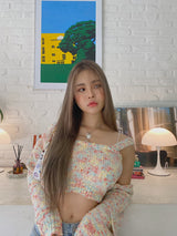 cotton candy cardigan set (6686089904246)