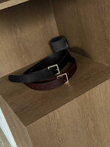 ASCLO Square Lea Belt (2color)