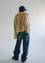 エッグファージャケット/Egg Fur Jacket (2color)