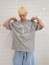 VENTIQUE Pigment Jesus Short Sleeve Tee 3color