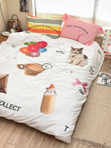 キティちゃん布団カバーセット  / Kitty Blanket Cover Set