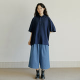 クロップパンツ / unisex crop pants denim (banding)