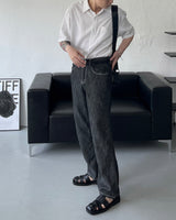 ブラックボウルリネンデニム / TR2424 Black Bowl Linen Denim (XS–L)