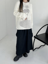 ロペマップニット/Rope Map Knit (2color)