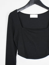 ホットクロップロングスリーブTシャツ/Hot Crop Long Sleeve T-shirt (4color)