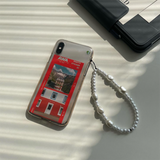 ライトパールバランスフォンストラップ/Light Pearl Balanced Phone Strap