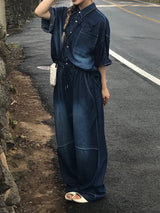 ディープオーシャンデニムセットアップパンツ