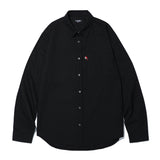 オーバーフィットコットンシャツ/OVERFIT COTTON SHIRTS-BLACK